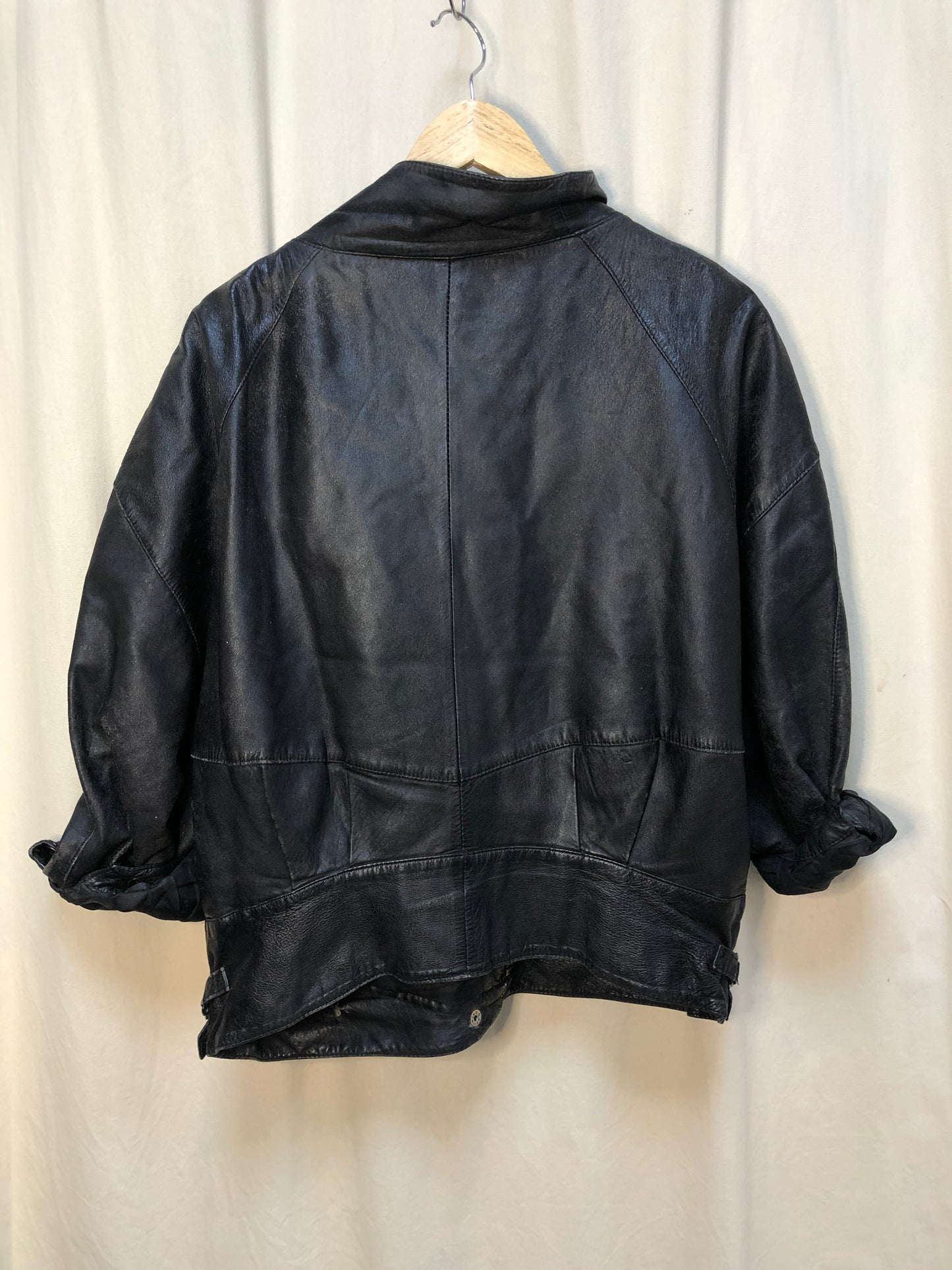 Veste en cuir vintage